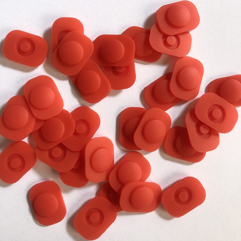 长方形按键帽硅胶按键帽开关按键防水按键帽触点硅胶按键18*13MM