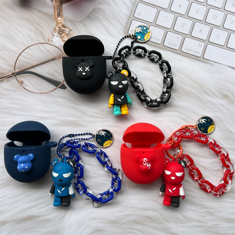 Suitable for Google Pixel Budspro2 Wireless Bluetooth Headset Protective Cover Cartoon 2A Bracelet Soft Case Suitable for Google Pixel Budspro2 Wireless Bluetooth Headset Protective Cover Cartoon 2A Bracelet Soft Case