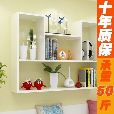 wall Shelf Punch holes Wall hanging Wall shelf Closet kitchen Wall metope bedroom A partition bookshelf modern Simplicity