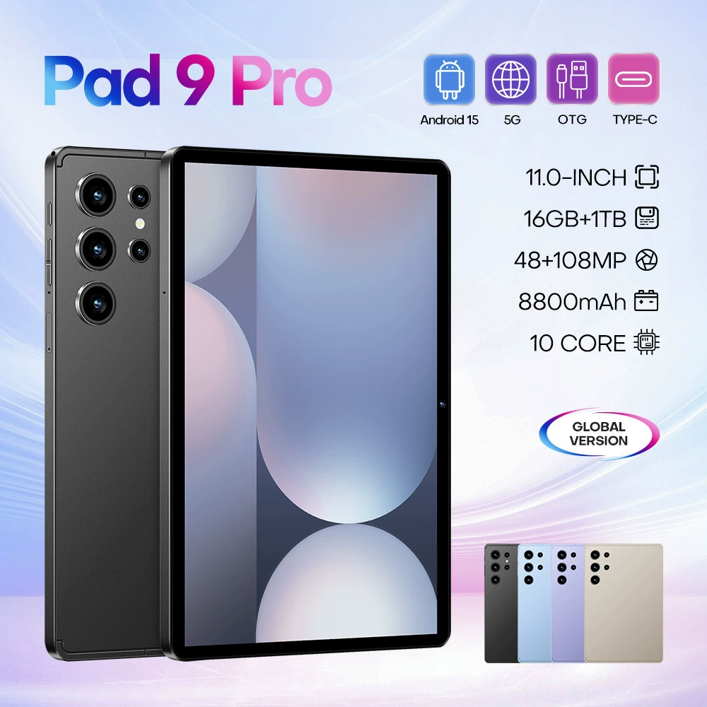Новый планшет Pad 9 Pro 10-дюймовый 16+1Т онлайн-обучение планшет напрямую с завода