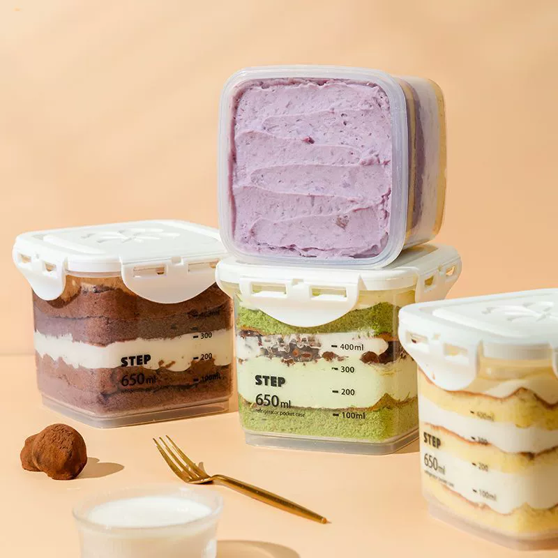Box cake интернет-знаменитость маленькая сырная банка животное крем тысяча слоёв паста таро Qiaoli сладость больший cong You wholesale