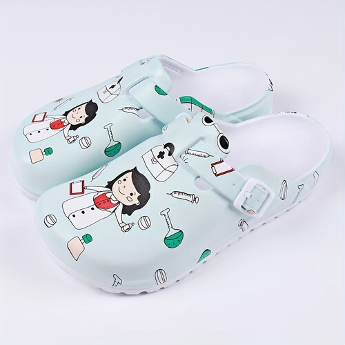 Summer Beach Slides Lightweight Women Slides Nurse Beach Flip-Flops