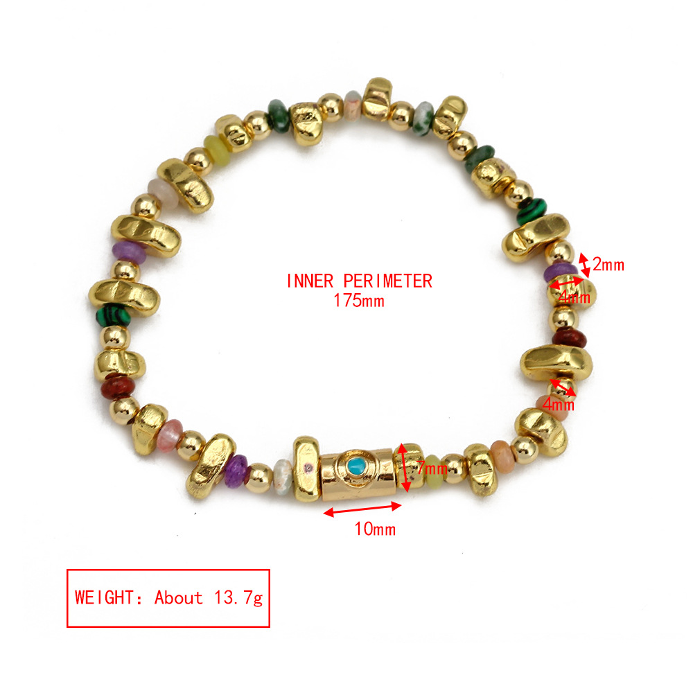 Fashion Eye Copper Beaded Bracelets 1 Piece