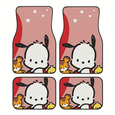 Avtomobil döşəmə paspasları — Mats for All Seasons Cross-Border - 305de-pacha-dog-5-3344cm-two-piece-set