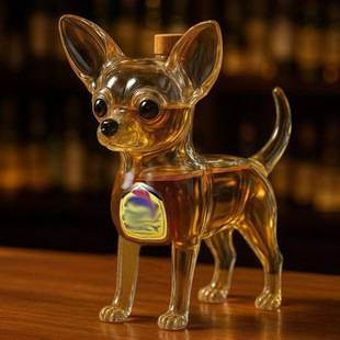 ��������ʿ�ɾ�ƿ����վ�¿�羳����Chihuahua Whiskey Bottle
