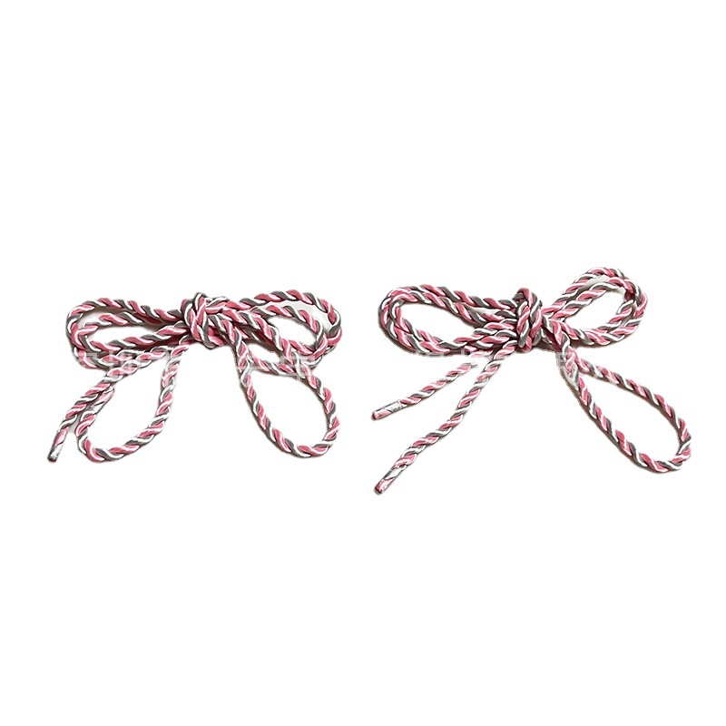 厂家直销批发礼品盒手提袋5MM 2股双色ＰＰ扭绳