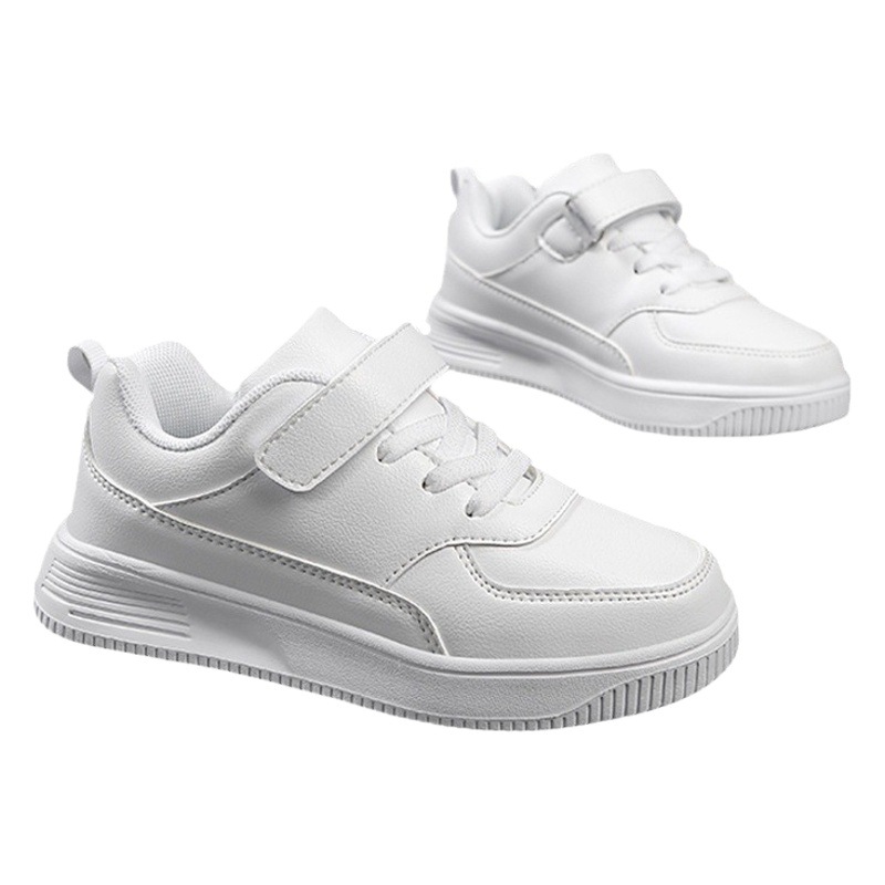 Campus de los niños estudiantes de la escuela primaria blanca zapatilla zapatos blancos niñas primavera y otoño de los niños zapatos de los niños zapatillas Casuales