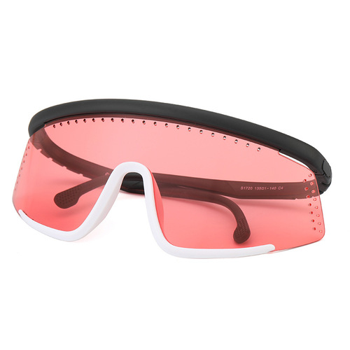 Cross-border new outdoor cycling sports glasses 1720 large frame windshield men's sunglasses personalized sunglasses ski goggles