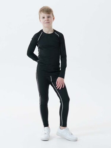 Children's wear sweat-absorbing, quick-drying, high-elastic, base sportswear, tightsuit, unisex outdoor physical training suit