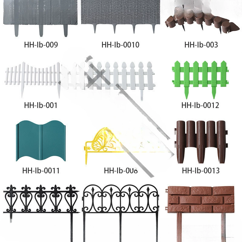 Пластиковый наземный забор, пасторальный забор, маленький забор для зеленого сада, пластиковый садовый ограждающий бордюр