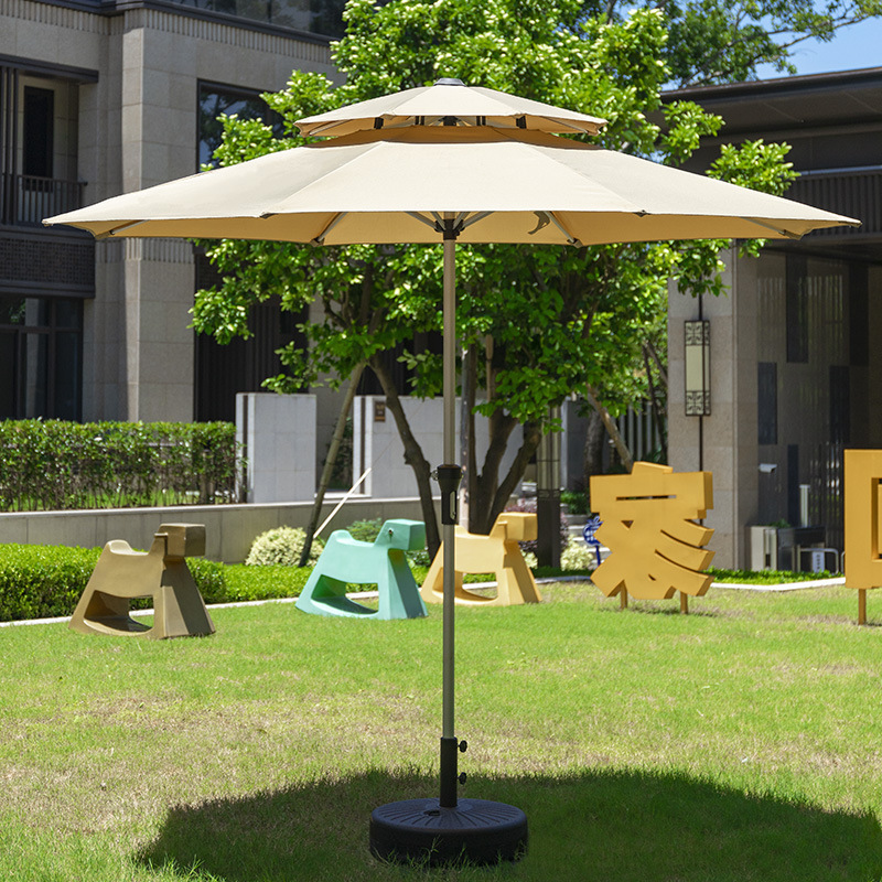 屋外パラソル、中柱傘、ガーデンパラソル、屋外業務用大型日傘、広告折りたたみバルコニーパティオテーブルと椅子の傘|undefined