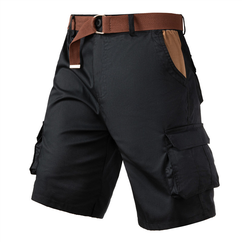 Pantalones cortos para hombres de comercio exterior de exportación más pantalones casuales sueltos Pantalones rectos intermedios pantalones de verano para hombres