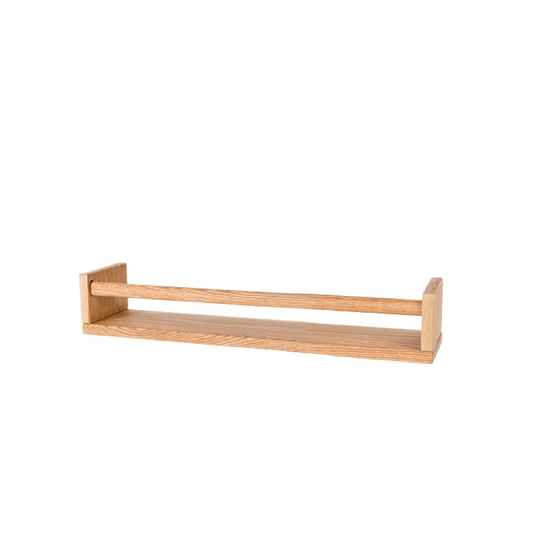 Tablero de pared de madera maciza estante de pared de pared de pared de pared de dormitorio estante de libros tablero de pared libre de agujeros