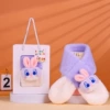 Stitched purple Judy + childlike gift bag