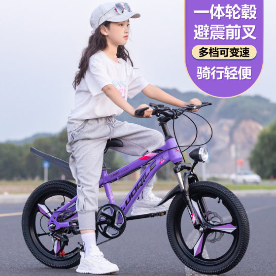 Children's Bicycle 20 Inch Disc Brake Variable Speed Mountain Bike 7-10-12-15 Years Old Boys and Girls Baby Car Student Bicycle