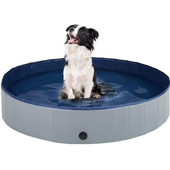 In-stock pet pool, cross-border foldable dog bathing pool, swimming pool, duck dog pet bathing basin, pet bathing