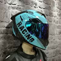 LVS шлем индивидуальность тренд электромобиль крутой хвост крылья можно добавить угловой Bluetooth 3c двойное зеркало четыре сезона полный шлем пара