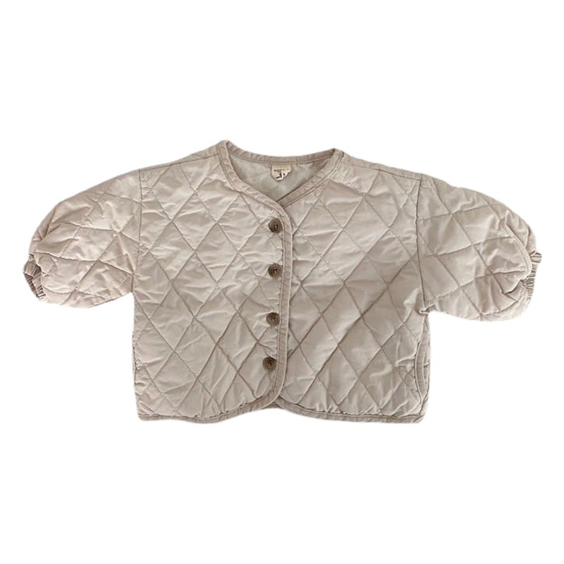 Abrigo de algodón para niños estilo coreano 2022 otoño e invierno nuevo bebé borde algodón abrigo otoño ropa niños y niñas abrigo de algodón