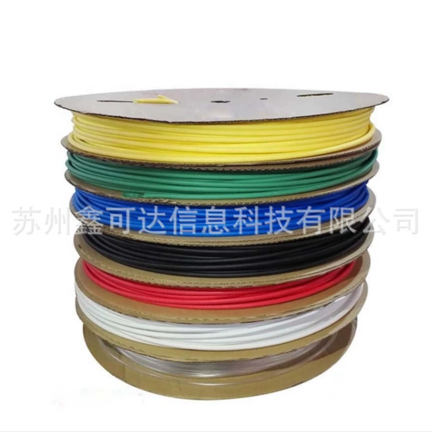 Черная огнестойкая изоляционная трубка термоусадочная трубка термоусадочная трубка цветная прозрачная изоляционная трубка оптом