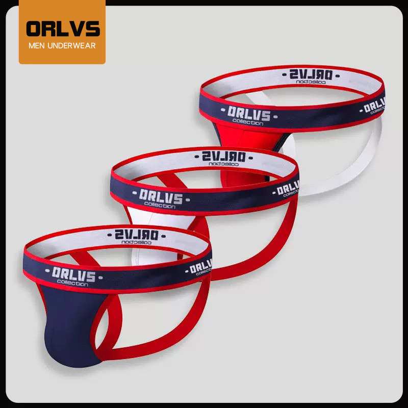 Cross-border EBAY low waist solid color thong men's breathable sexy bikini T pants GAY Sao men's underwear single bag