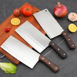 不锈钢厨用刀;烹饪勺铲;砍骨刀