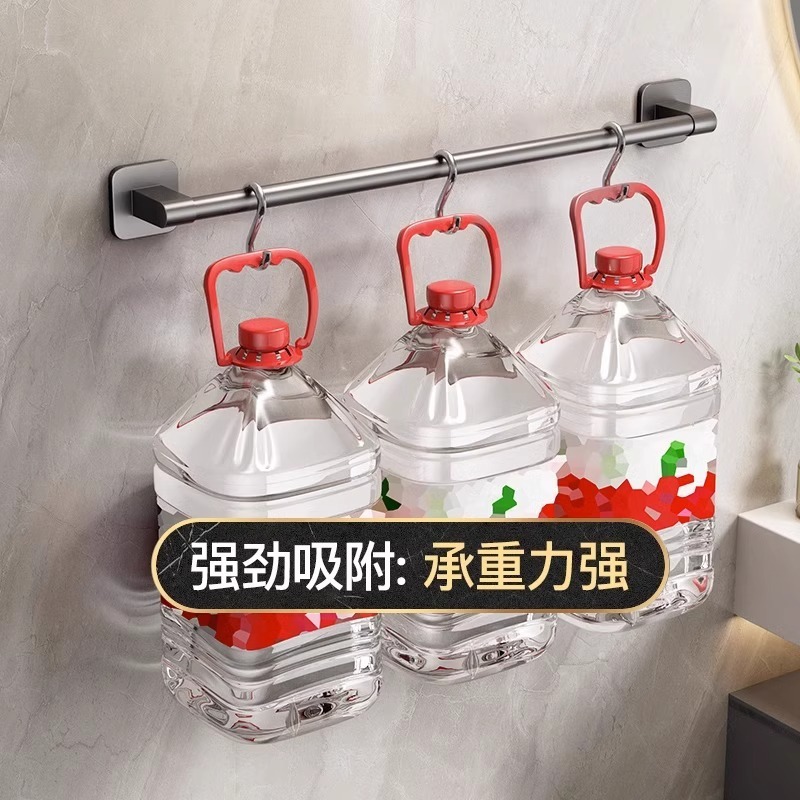 メーカーはパンチングなしのタオルバー、壁掛けバスルームトイレ収納ラック、トイレ収納シングルバー収納ラックを供給しています。|undefined
