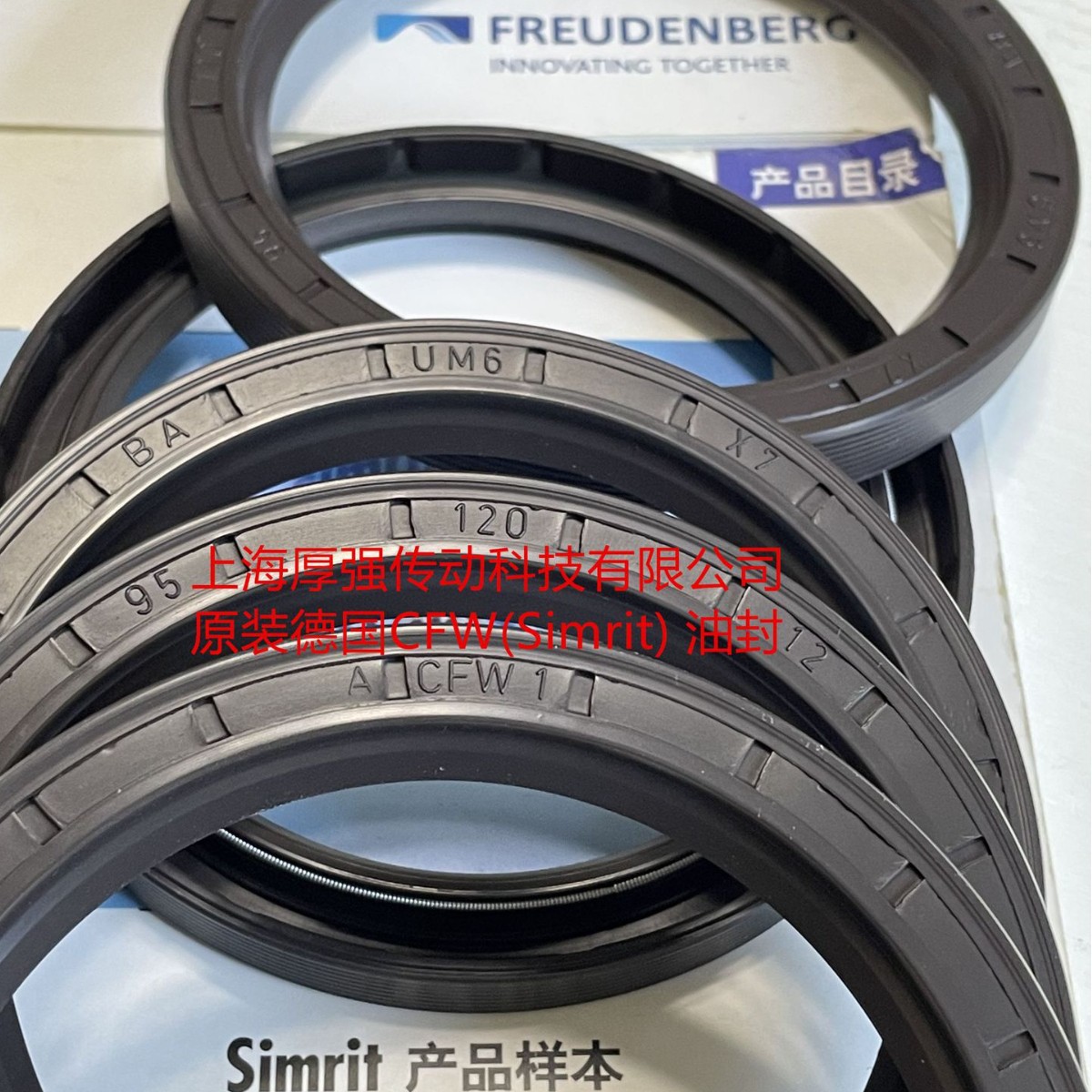 德国Simrit/FREUDENBERG科德宝单唇油封A CFW1 BAUM6X7 95-120-12
