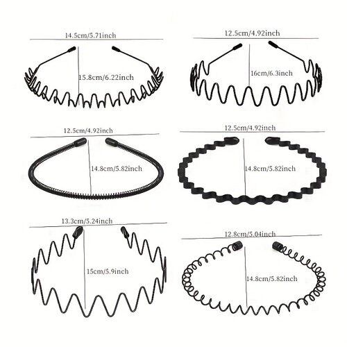 Men's Headband Trendy Invisible Hair Control Band Korea Face Washing Exercise Headband Back of Head Invisible Hair Control Women