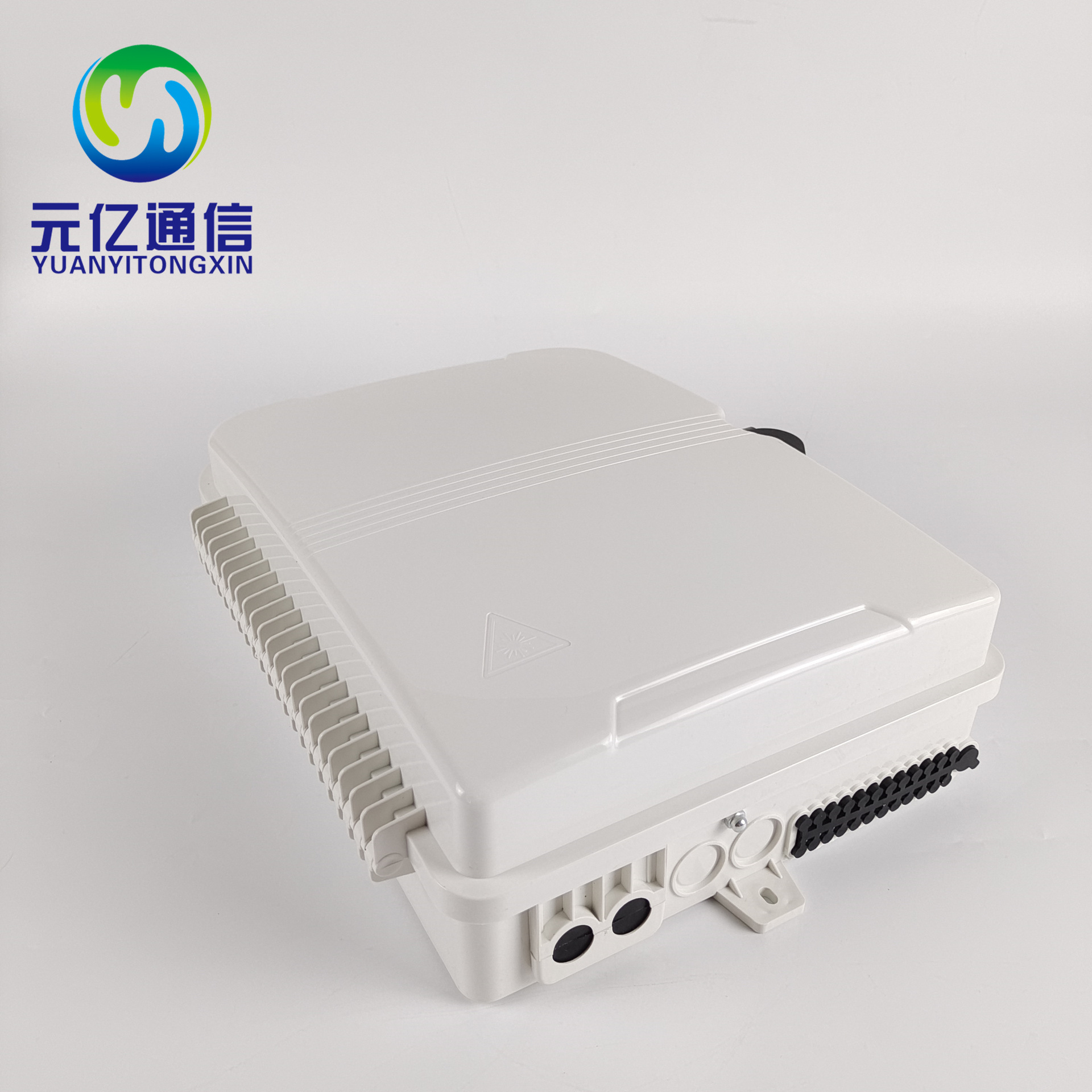 FTTH网络24芯光纤分纤箱光纤配电箱白色室内外防水厂家供应
