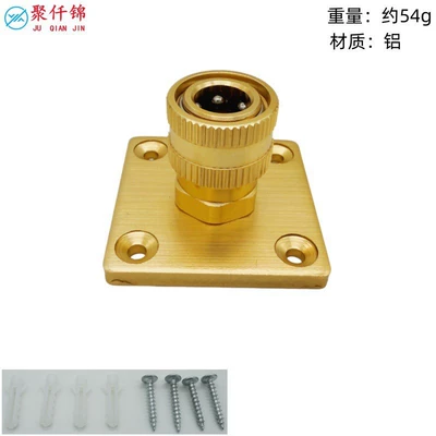 High pressure car wash water gun gun foam pot 1/4 quick-connect - aluminum-model-yellow-14-quick-connect-female-connector-small-storage-plate