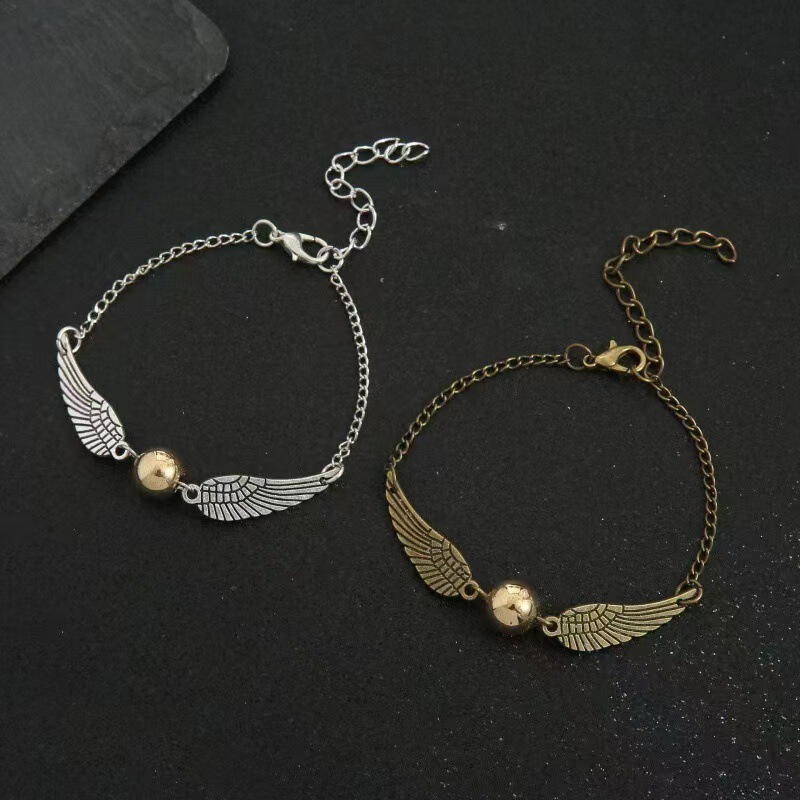 Europe and the United States cross-border Harry Potter and the Deathly Hallows snitch gold necklace Snitch Bracelet Wholesale