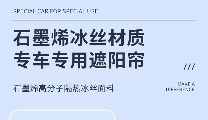 Suitable for Tesla Graphene Sunshade, Opaque Privacy Curtain, Sun Protection, Heat Insulation, Car Sunshade