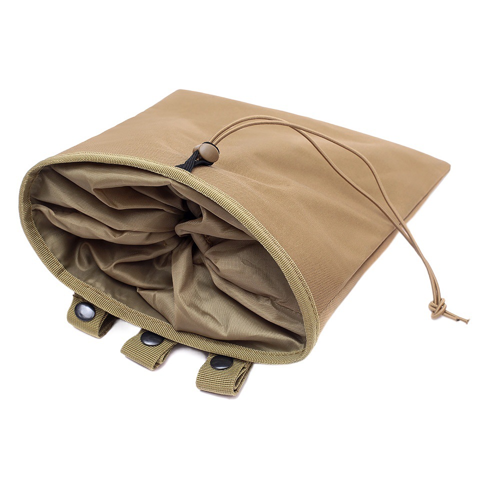 Deportes al aire libre gran bolsa de reciclaje táctica plegable bolsa de almacenamiento pequeña bolsa de cintura bolsa de almacenamiento de artículos diversos accesorios Molle bolsa colgante