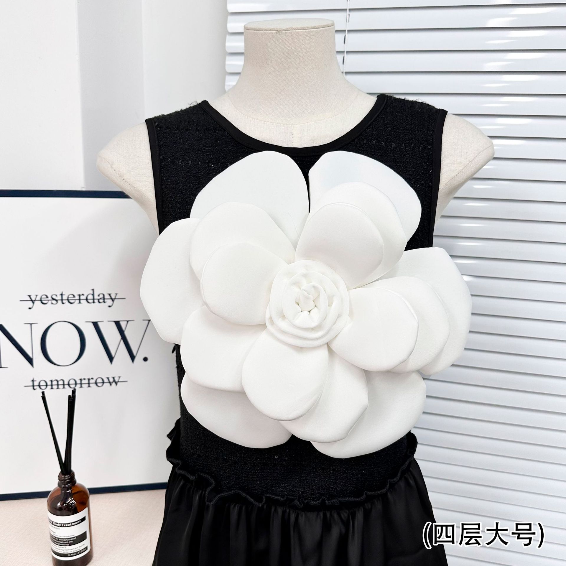 Comercio exterior transfronterizo tela tridimensional flor camisa vestido vestido DIY accesorios de flor hechos a mano venta directa fábrica