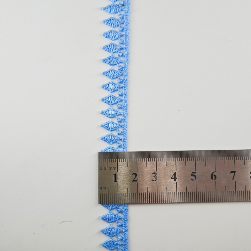 Acuado poliéster soluble en agua clavos de encaje cuentas accesorios de encaje DIY sombrero collar material de falda