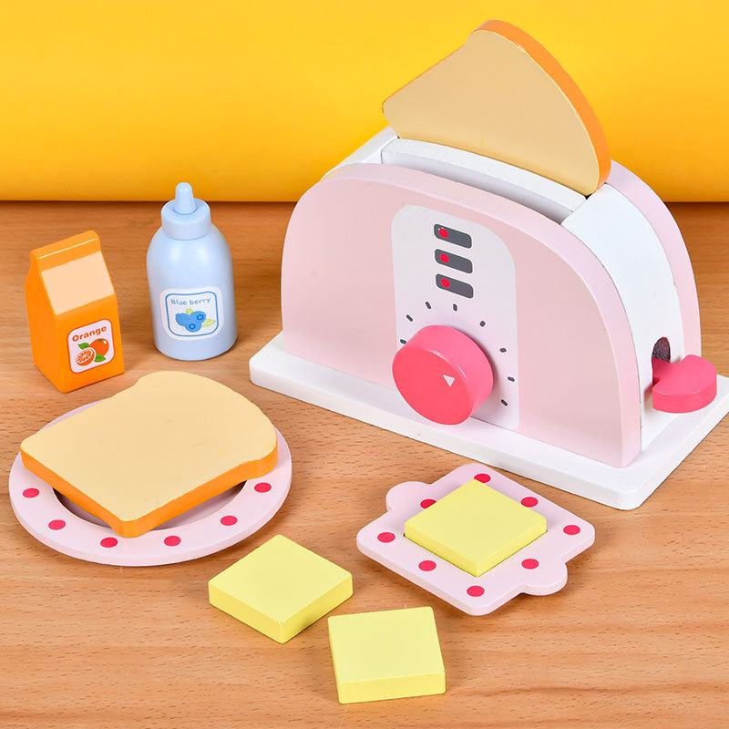 Transfronterizo CE niños jugar casa juguetes simulación pan fabricante de café batidor de huevo traje de Madera Juguetes de cocina