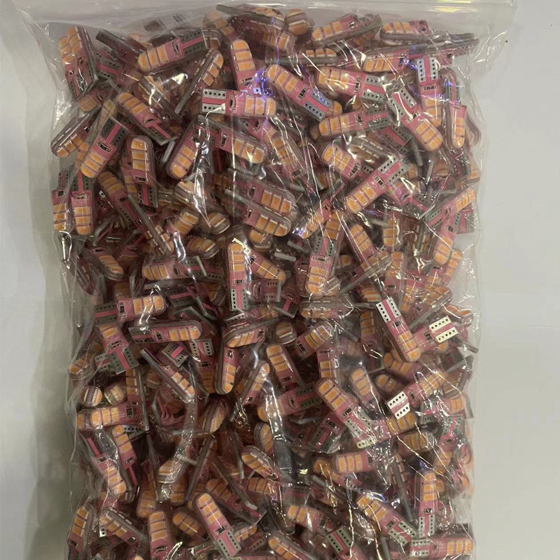 Coche led luz de ancho 24V T10 5630 6SMD lámpara de cristal de silicona modificada flash directo 12V flash