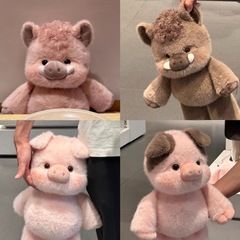 新款可爱小香猪幼仔玩偶软乎乎陪伴娃娃毛绒玩具公仔送女生人礼物