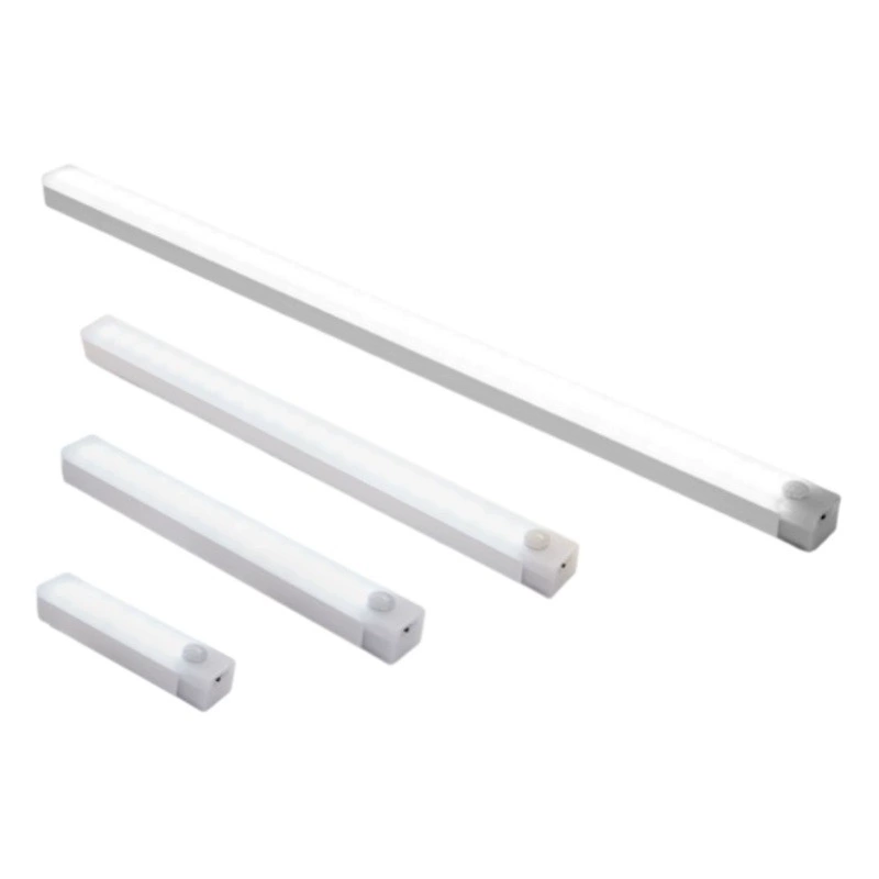 Светодиодная световая полоса с датчиком человеческого тела, перезаряжаемая магнитная лампа, светильник для шкафа, винный шкаф, датчик шкафа для обуви, ночник, полоса