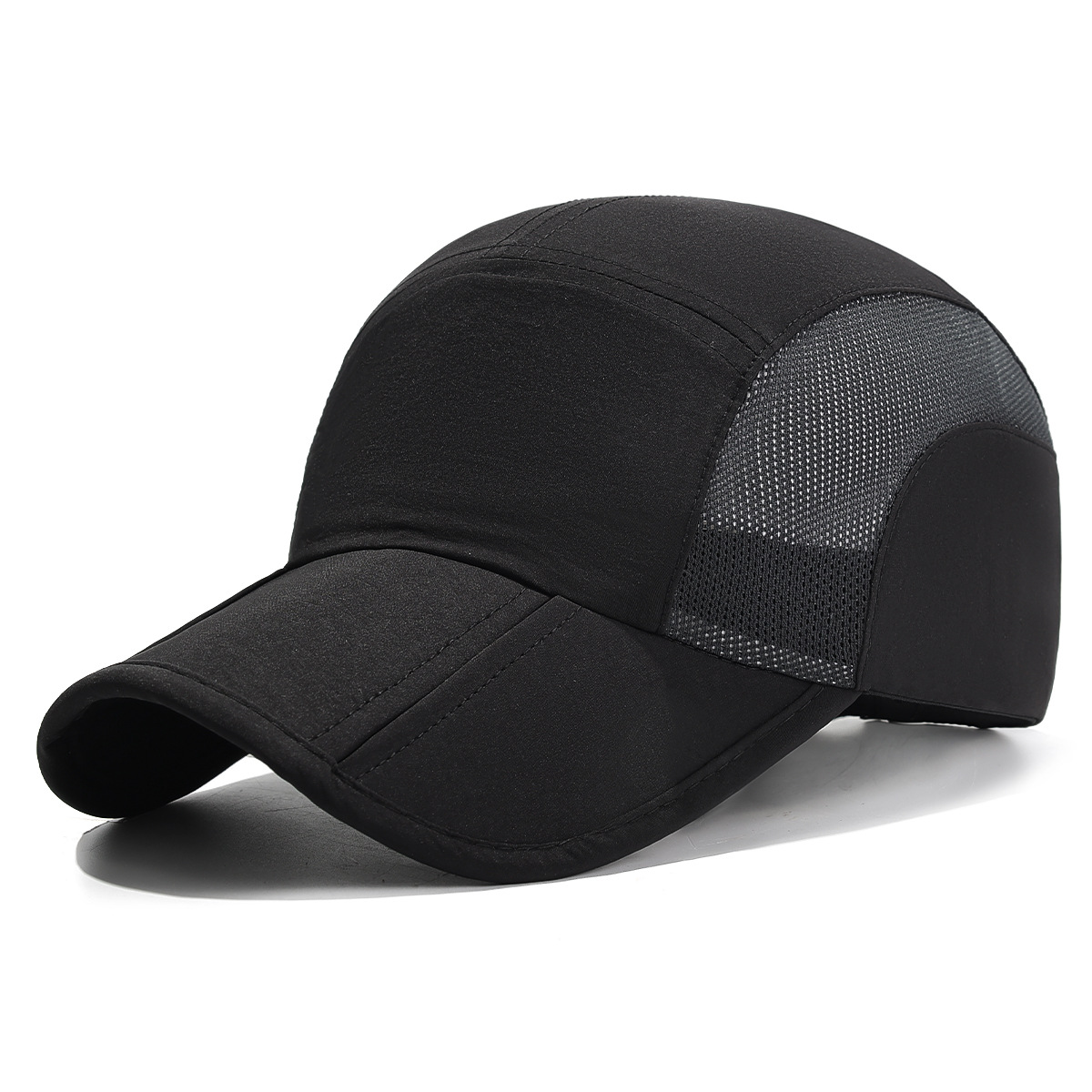 Summer Foldable Plain Quick-dry Baseball High-quality Finely Crafted Brand Cap, Fashionable And Simple Sun Hat,_voghion.com