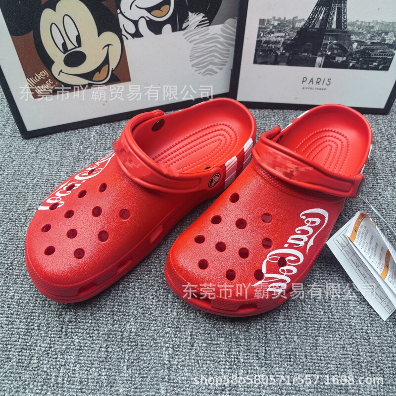 2026 New Coke Clogs crs Non-Slip Soft Sole Men's and Women's Beach Casual Wear-Resistant Closed-Toe Beach Clogs 2026 New Coke Clogs crs Non-Slip Soft Sole Men's and Women's Beach Casual Wear-Resistant Closed-Toe Beach Clogs
