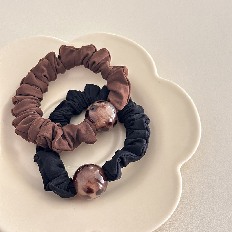 Elastico per capelli leopardo stile coreano accessorio per donna_voghion.com