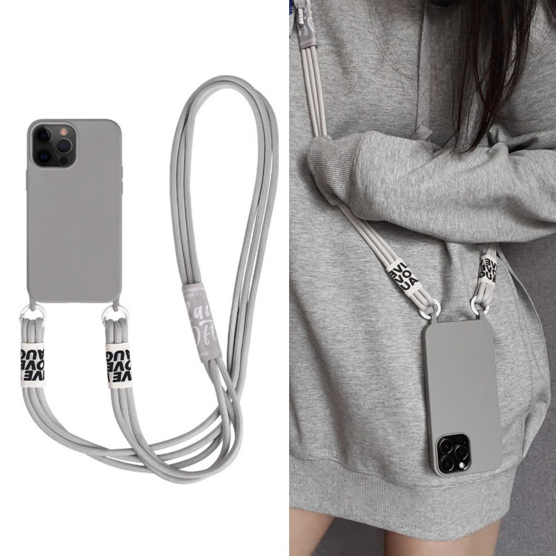 Compatible With Fruit 15 Phone Case New Crossbody Strap Lanyard IPhone 17 Pro Max Niche High-end Protective Cover_voghion.com