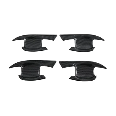 Other Automotive Exterior Supplies Zs Door Handle Bowl Stickers, Reflector - door-bowl-five-doors-carbon-fiber