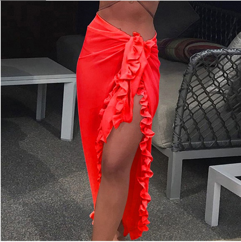 1 Piece Quantity Women's Solid Color Vacation Sexy Cover Ups