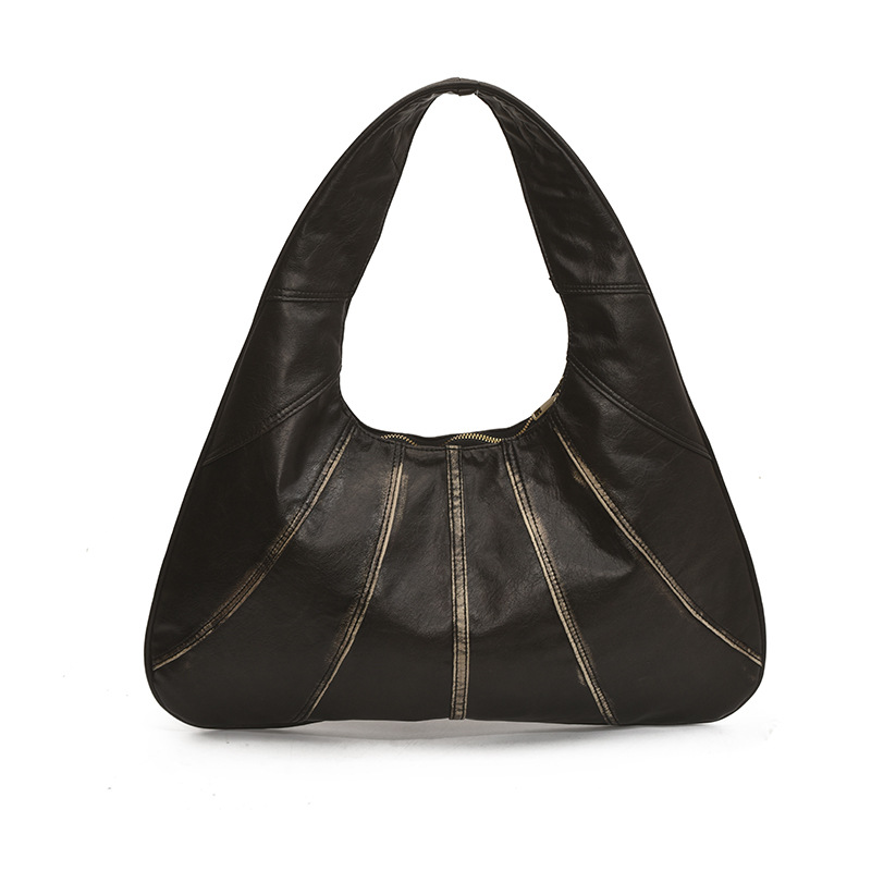 Bolso de axila retro estilo Hong Kong 2025 verano nuevo bolso femenino personalizado bolso antiguo casual bolso de hombro de gran capacidad