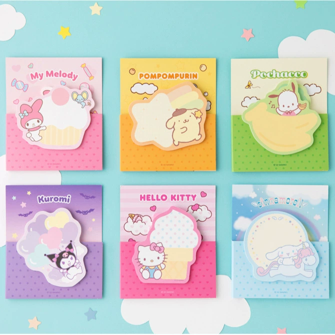 Sanrio, (Cross-border trading), double-layer note for students