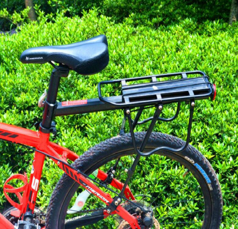 Factory wholesale mountain bike aluminum alloy rear shelf bicycle shelf quick release manned frame wholesale shelf