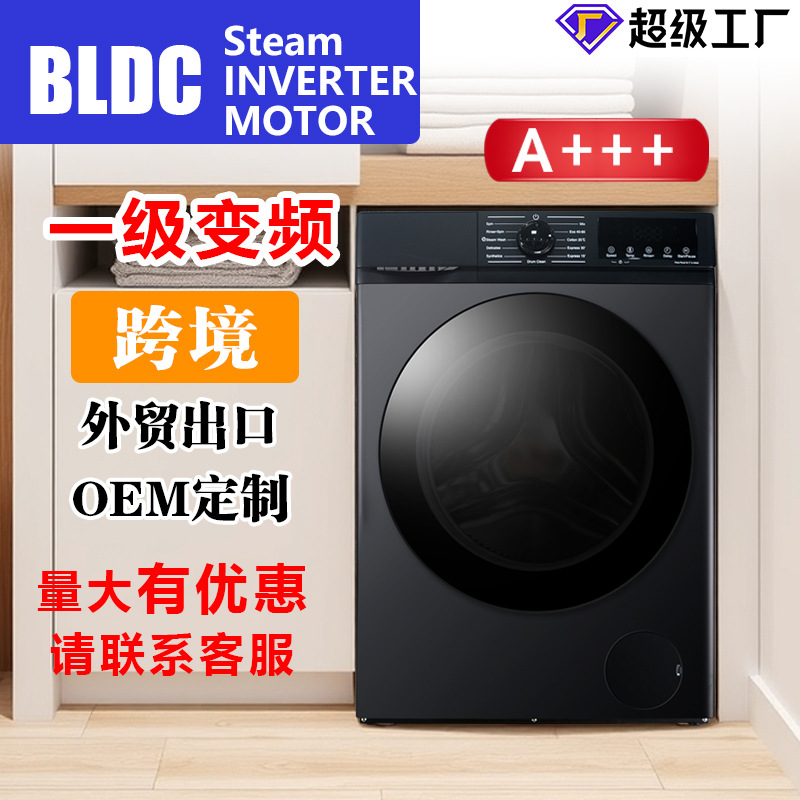Cross-Border Export Export Multi-Function Drum Washing Machine 110V-220V Large Capacity 8Kg10Kg12Kg