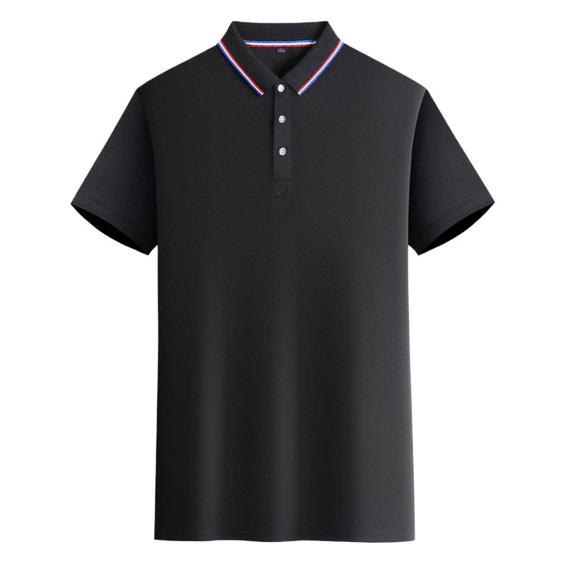 Рекламная рубашка Печать Летний лацкан поло с коротким рукавом оптом культурная рубашка вышитая классная одежда футболка рабочая одежда печать логотипа